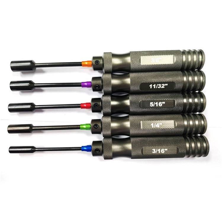 Power Hobby Pro Series Standard Nut Driver Tool Set 5pc