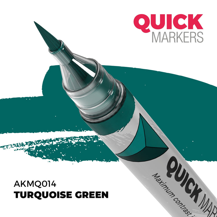 AK Interactive Turquoise Green - Quick Marker