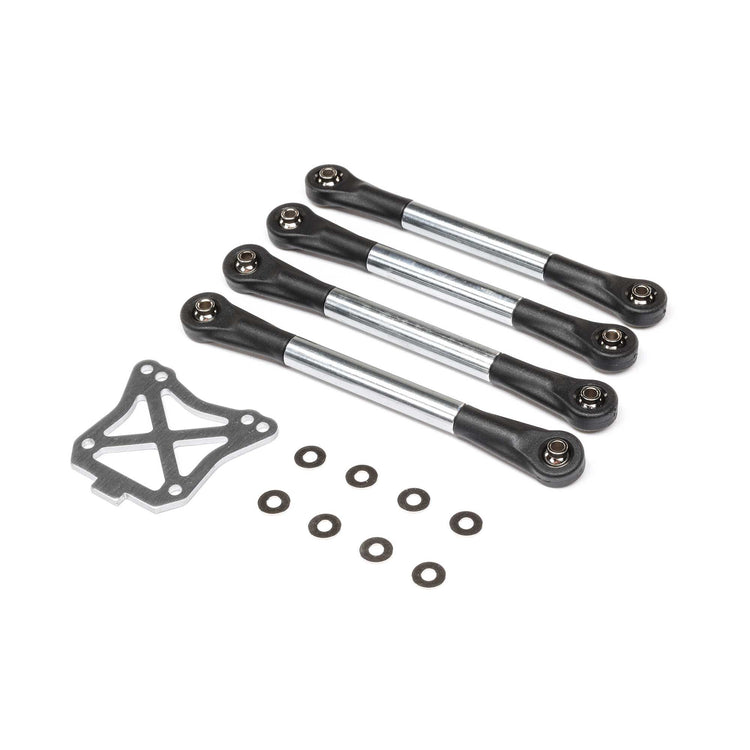 Losi Rear Toe Links (4), Toe Plate: Rzr Rey