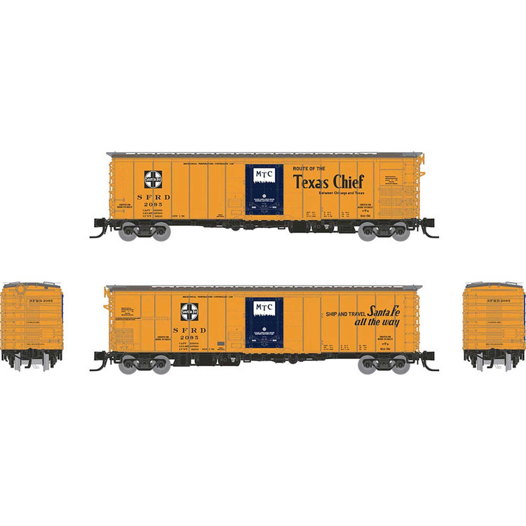 Rapido Trains N SF RR-56 Mech Reefer Texas Chief Slogan Single