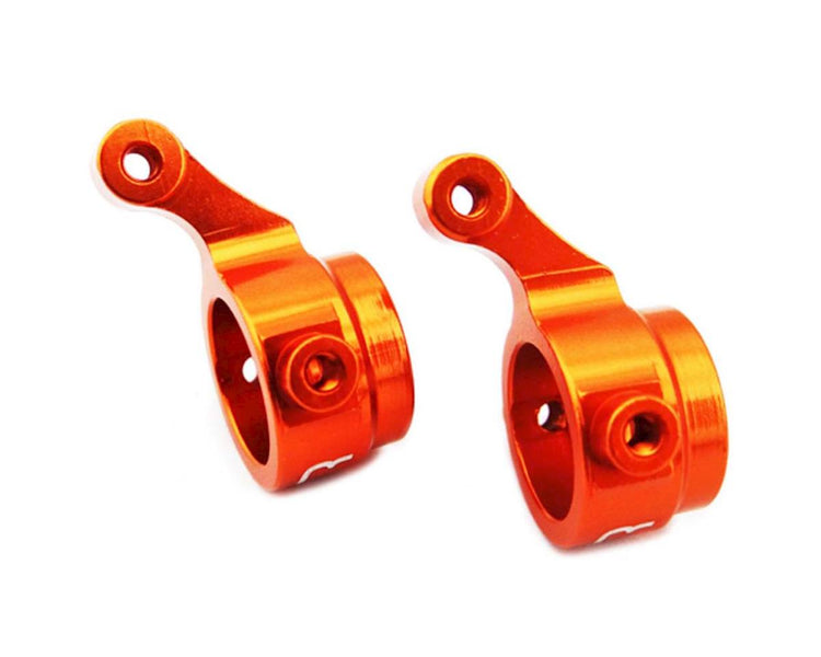 Hot Racing Aluminum Front Steering Knuckle Orange (2) Drom