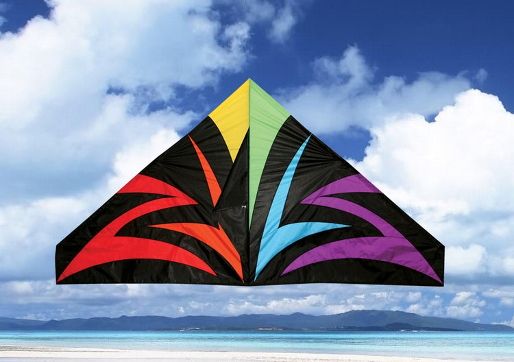 Skydog Kites 55" Black Lightning Delta
