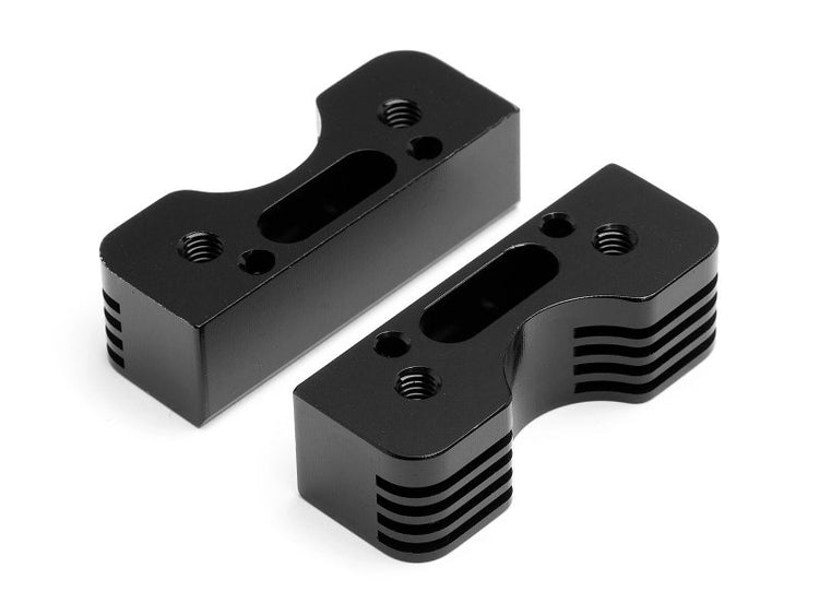 HPI Racing CNC Engine Cooling Mount Set Trophy 3.5/4.6 Series (Black)