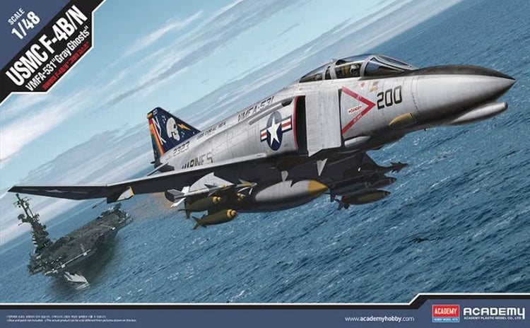 Academy Model F+AC0-4B/N VMFA+AC0-531 Gray Ghosts USMC