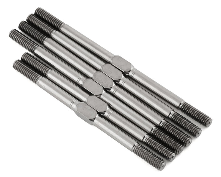 Team Associated Factory Team RC10T6.2/SC6.2 3.5mm Titanium Turnbuckle Set (6)