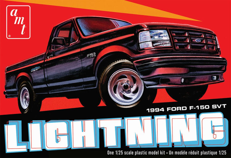 AMT By Round 2 1/25 1994 Ford F-150 Lightning Pickup Model Kit