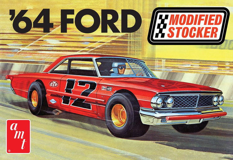 AMT By Round 2 1/25 1964 Ford Galaxie Modified Stocker Model Kit