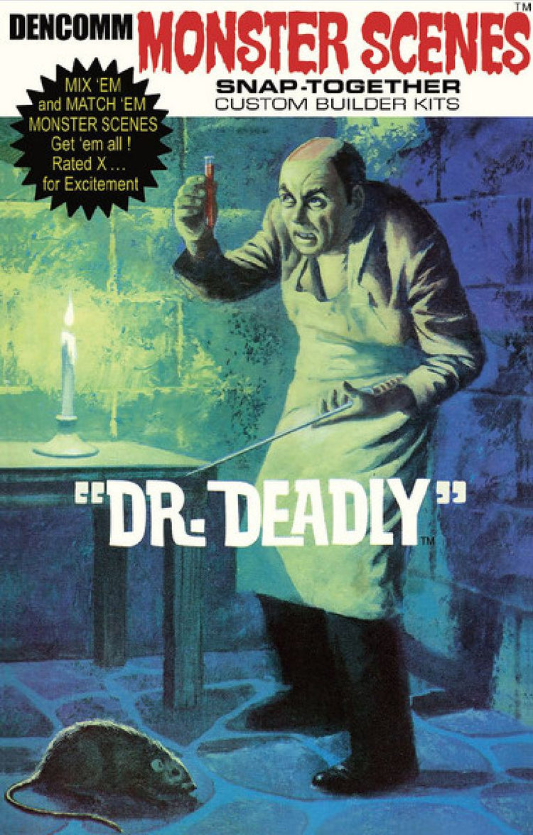 Atlantis Models 1/13 Monster Scenes Dr. Deadly Figure