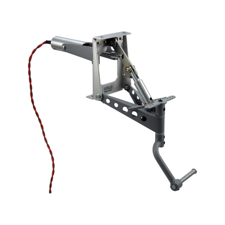 Robart Elec retract tail wheel with left offset