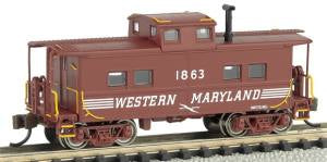 Bachmann N NE Steel Caboose WM -1863/Speed Letter