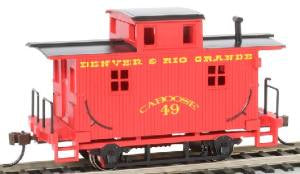 Bachmann HO Bobber Caboose D-RGW