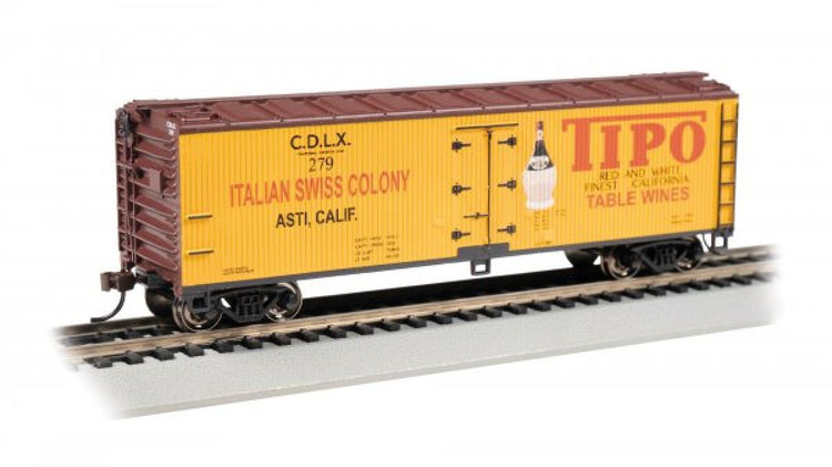 Bachmann HO 40' Wood-Side Reefer Tipo Table Wine