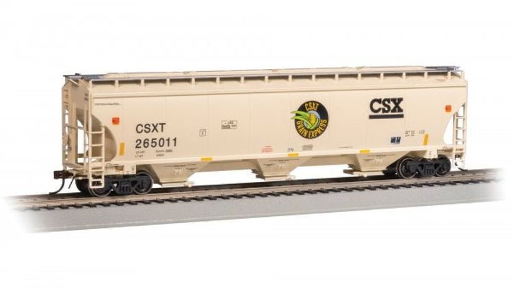 Bachmann HO Trinity 5161 3-Bay Covered Hopper - CSX #265044