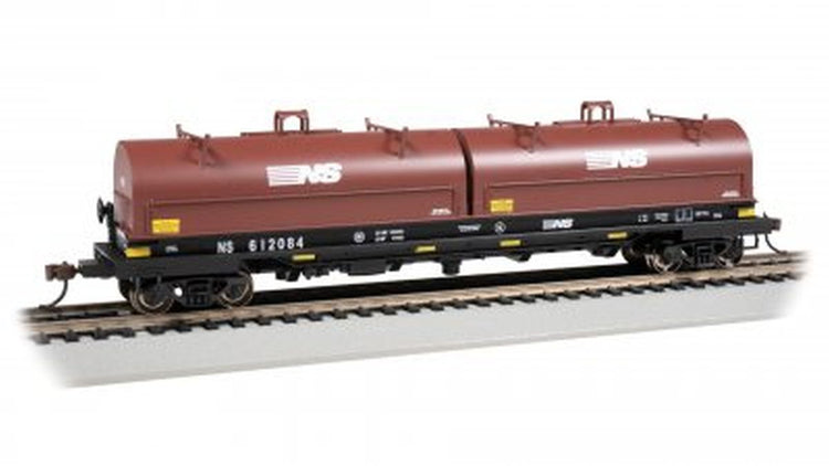 Bachmann HO 55' Steel Coil Norfolk Southern, #612084