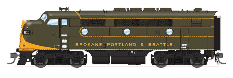 Broadway Limited HO EMD F3A SP&S 800urglass Scheme / DCC-Ready