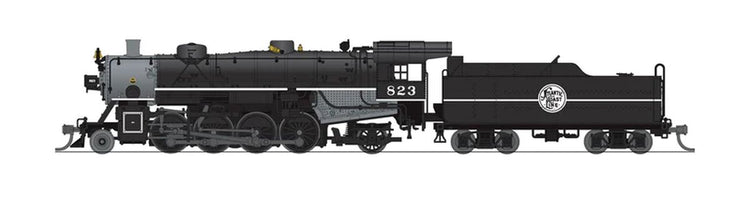 Broadway Limited N, USRA Light Mikado, ACL 823, Paragon4