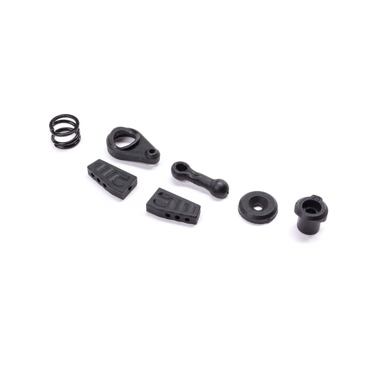 Losi Servo Saver, Mount & Steering Link: Mini Drag