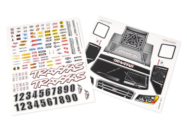 Traxxas Slash 4X4 Decal Sheets