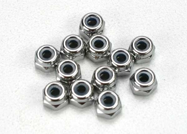 Traxxas 2.5 mm Nylon Lock Nuts (12)