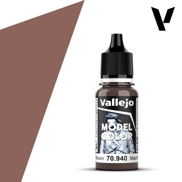 Vallejo 18ml Bottle Saddle Brown Model Color 70940