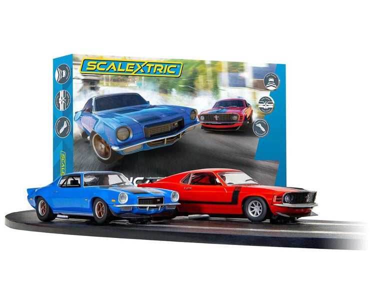 Scalextrics Set, American Street Duel