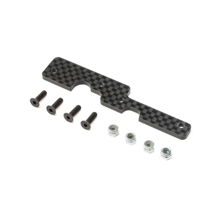 Team Losi Racing Chassis Rib Brace, Carbon: 8X