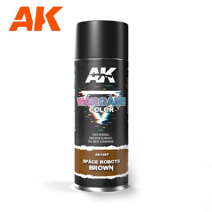 AK Interactive Wargame Space Robots Brown Spray 400ml