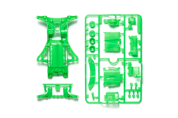 Tamiya Jr Fm-A Fluorescent Chassis, Green