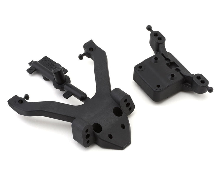 Team Associated RC10B6.4 Factory Team Angled Top Plate & Ballstud Mount (Carbon)
