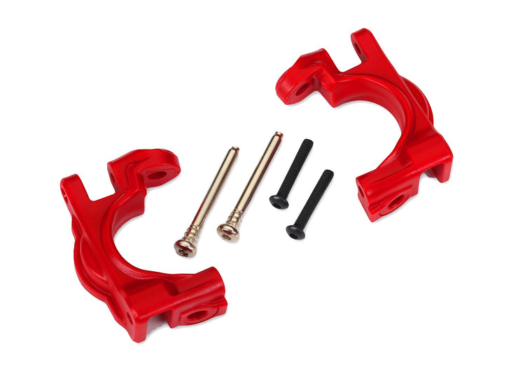 Traxxas Red Extreme Heavy-Duty Caster Blocks (2)