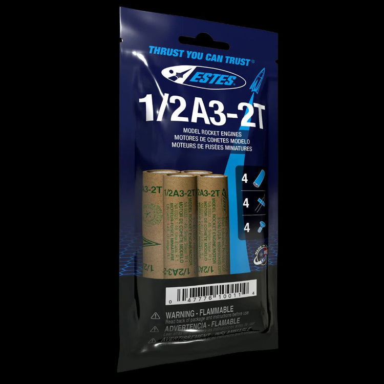 Estes 1/2A3-2T Model Rocket Engines (4pk)