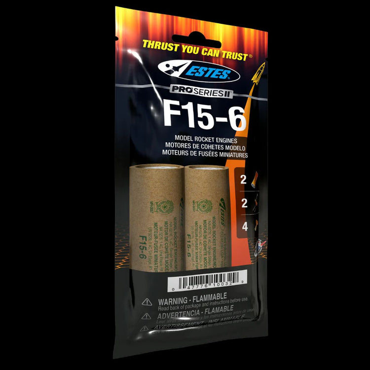 Estes F15-6 29MM Engine PSII (2) Bag