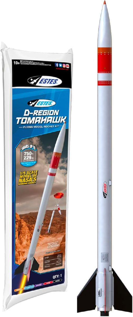 Estes D-Region Tomahawk Intermediate Model Rocket Kit