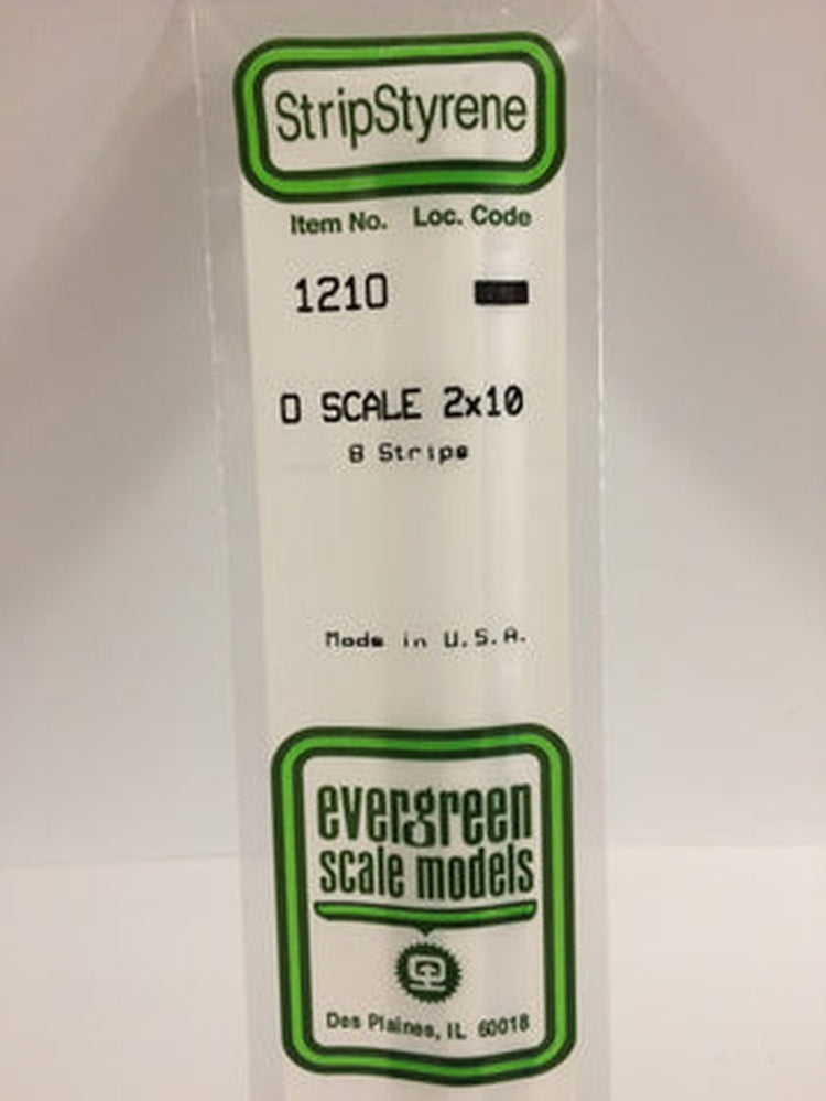 Evergreen Scale Models O-Strips 2 x 10 (8)