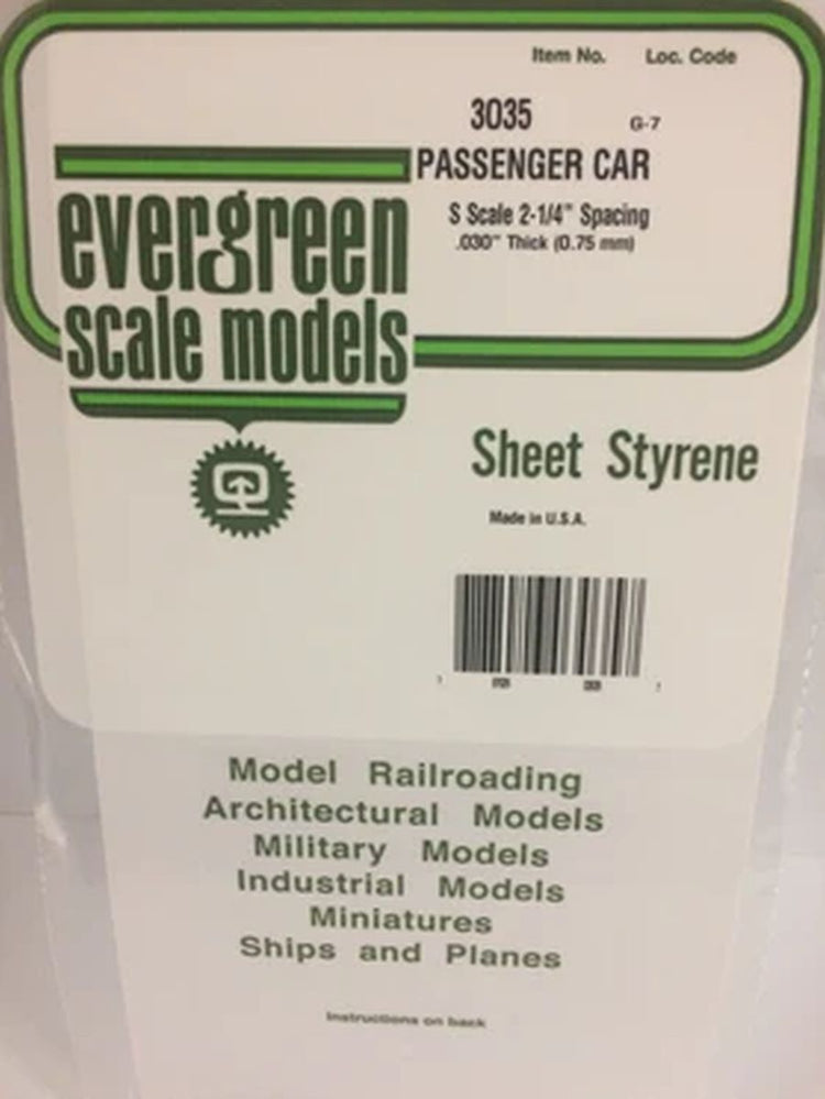 Evergreen Scale Models S-Scale Siding