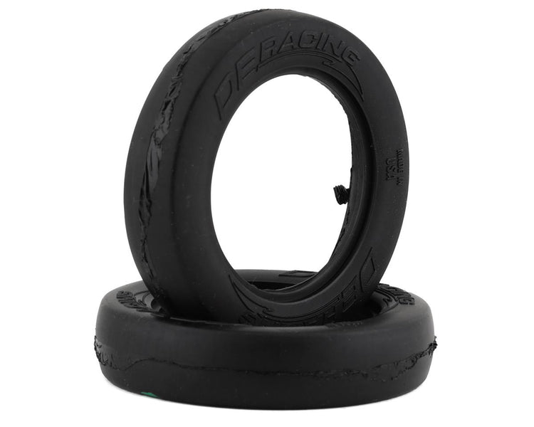 DE Racing Accelerator LP Low Profile Drag Racing Front Tires w/Inserts (Clay)