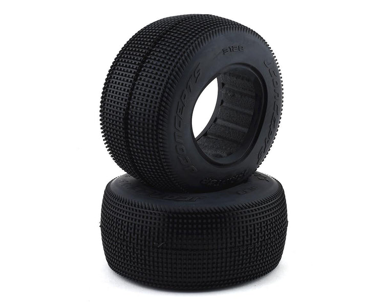 J Concepts Sprinter Short Course Dirt Oval Tires (2) (Blue)