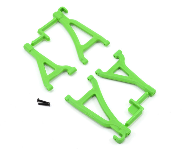 RPM R/C Products Front Upper & Lower A-Arms for Traxxas 1/16 Revo (Green)