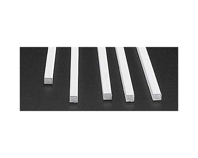 Plastruct STFS-8 Square Tubing,1/4" (5)