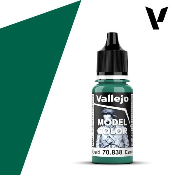 Vallejo 18ml Bottle Emerald Model Color 70838
