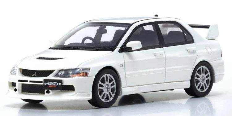 Kyosho 1/43 Scale Mitsubishi Lancer Evolution IX MR, White