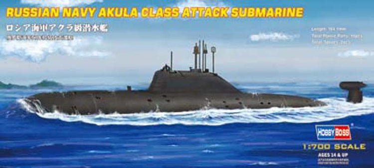 Hobby Boss Akula Class Russian Sub 1:700