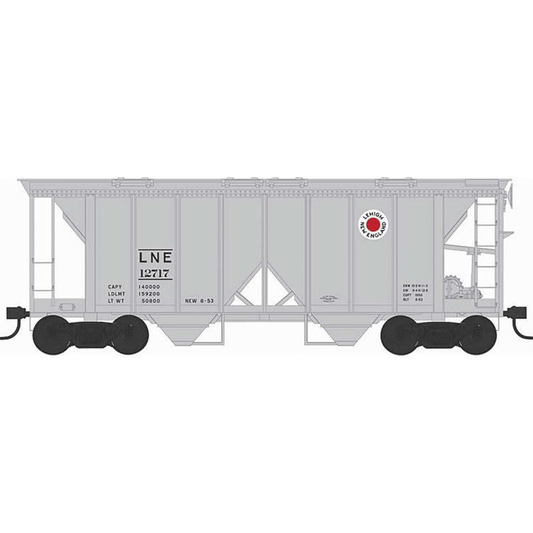 HO H34 Covered Hopper L&NE #12737
