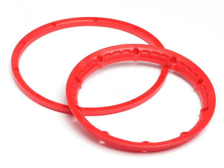 HPI Racing Heavy Duty Wheel Bead Lock Rings (Red/For 2 Wheels