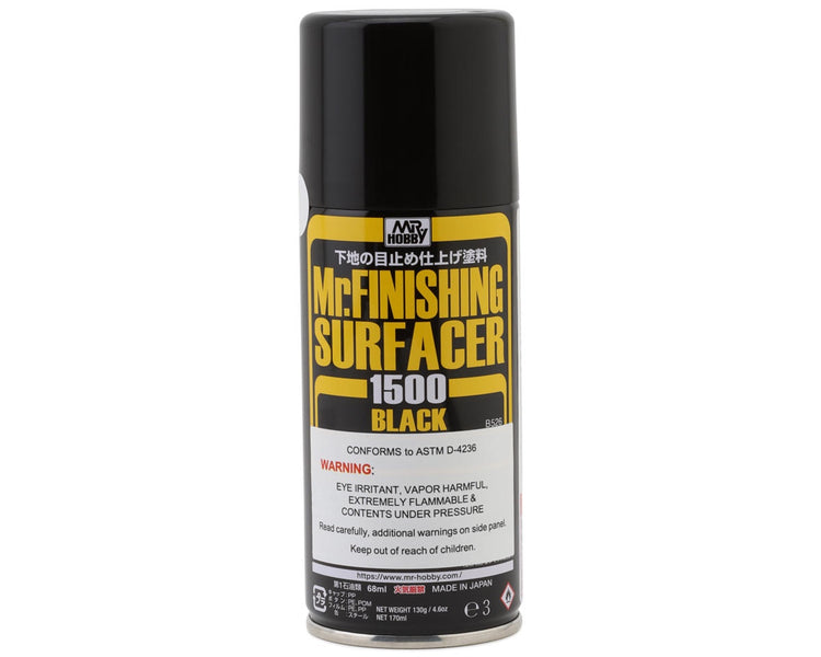 GSI Creos Mr. Hobby Mr. Finishing Surfacer 1500 (Black)