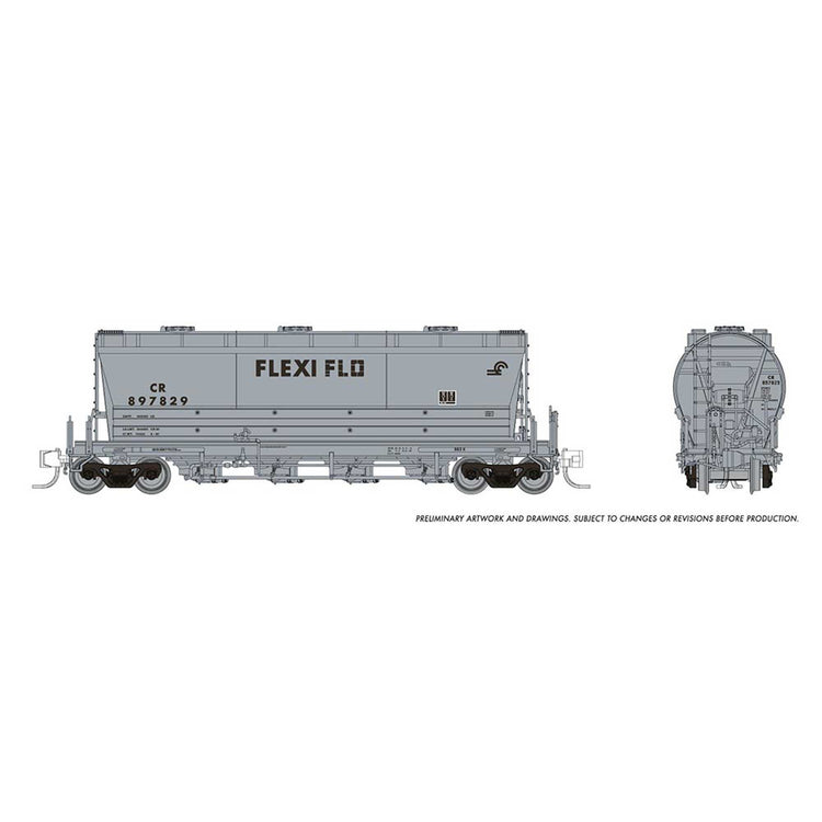 Rapido Trains N Flexi Flo Hopper Late CR FF Repaint 6Pk