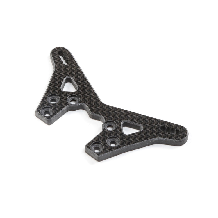 Team Losi Racing Carbon Laydown Rear Tower +2mm: 22 5.0