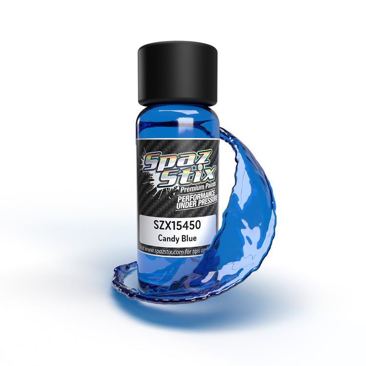 Spaz Stix Candy Blue Airbrush Paint 2oz