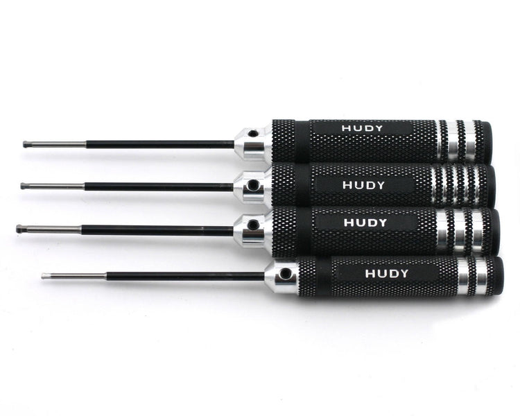 Hudy Metric/Standard Ball Hex Driver Set (4)