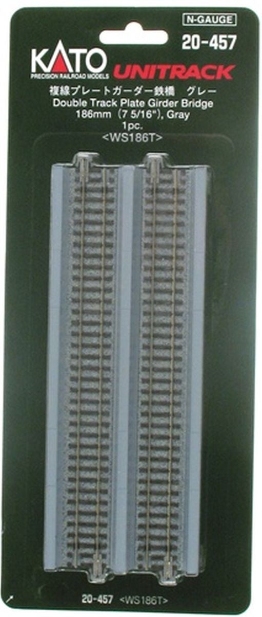 Kato N DBL Girder Bridge Gray